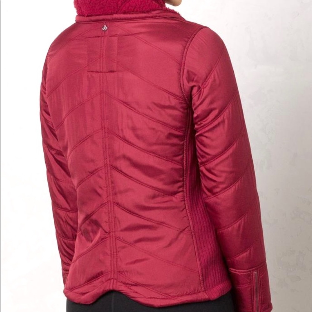 PrAna NEW Diva Jacket Red Water Resistant Size Sm - Picture 3 of 9